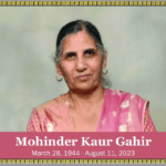 Mrs. Mohinder Kaur Gahir